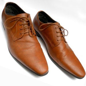 TOPMAN derby shoes in tan Size 11.5